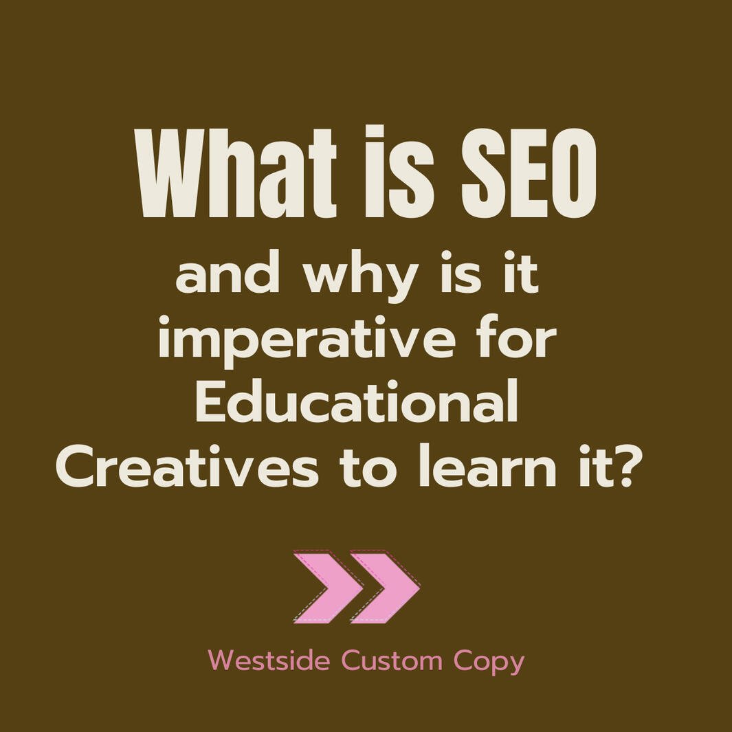 How can educational professionals learn how to optimize their SEO.
